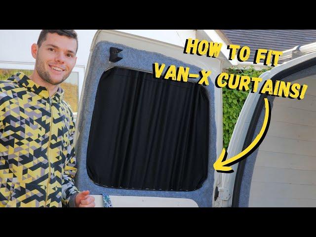 How To Fit Van X Curtains On Volkswagen Caddy Maxi!