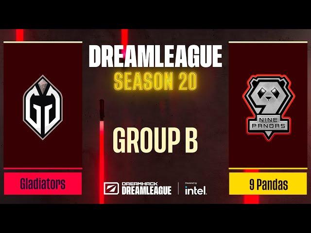 Dota2 - Gladiators vs 9 Pandas - Game 2 - DreamLeague Season 20 - Group B