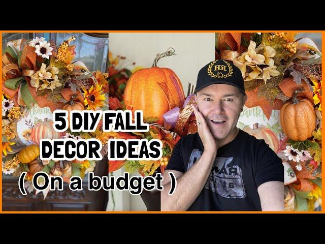 DIY Fall Decoration Ideas / Five Fall DIYS On A Budget / Ramon Art Home