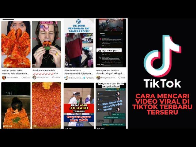 CARA Mencari Video Viral di Tiktok