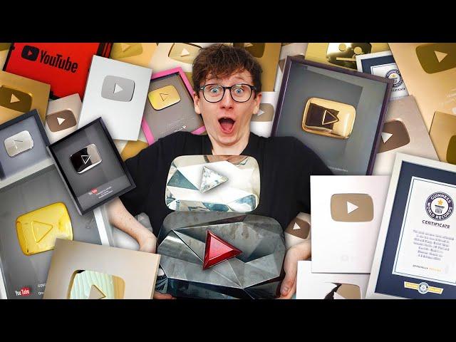 My $500,000 Youtube Play Button Collection