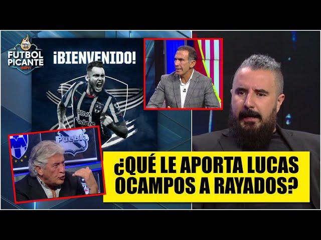 Álvaro dice que Lucas Ocampos trae a Rayados mucha GARRA y FUERZA pero POCA CABEZA | Futbol Picante