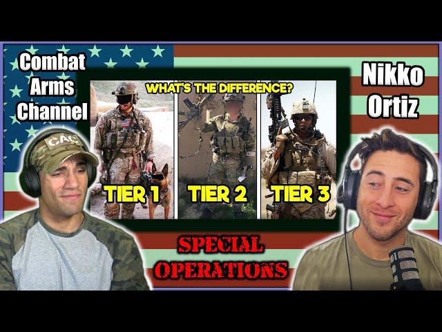 The Three US Military Tiers Explained - Nikko Ortiz and CAC React