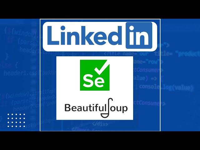 How to Webscrape Linkedin Profiles 2022 with Selenium & Beautiful Soup