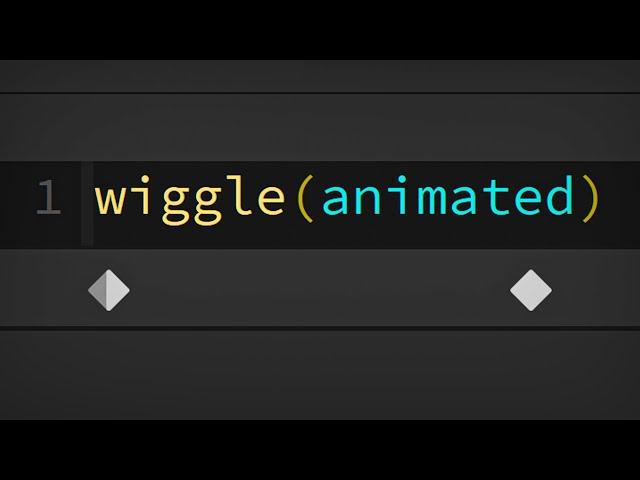 How to Keyframe The Wiggle Expression in After Effects