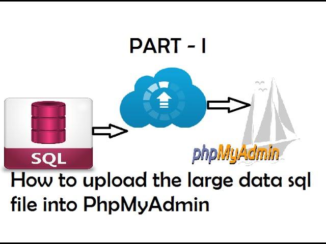 How to Upload / import the large data sql file in PhpMyAdmin Part - I