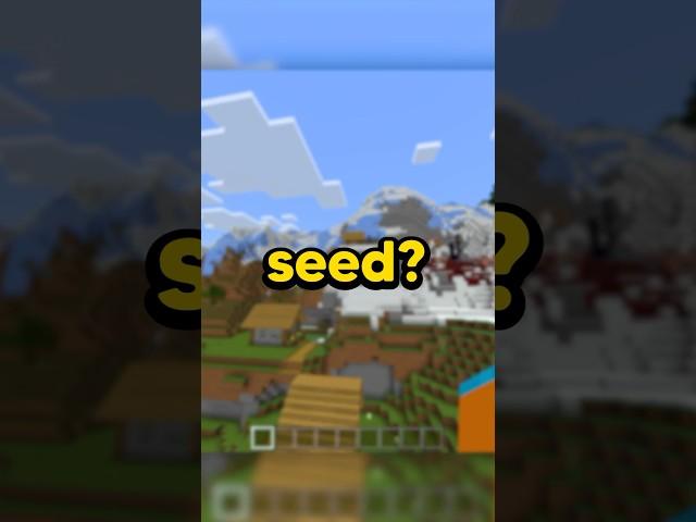 BEST BEDROCK 1.20 SEED! #shorts