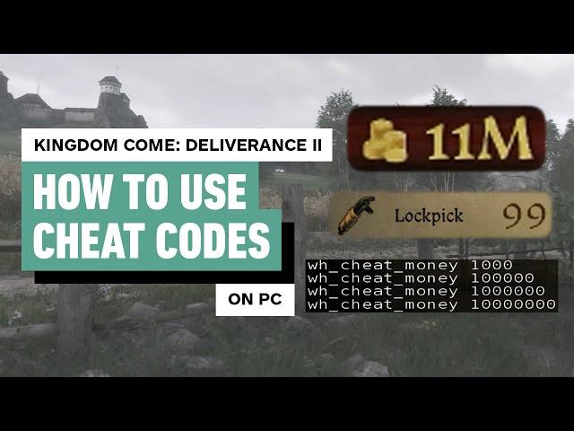 Kingdom Come Deliverance 2 - How to Use Cheats On PC