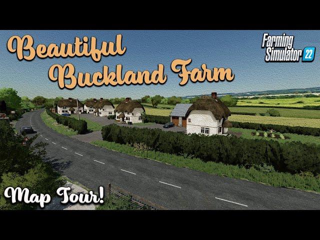 “BUCKLAND FARM” FS22 MAP TOUR! | NEW ’SOMERSET’ MOD MAP! | Farming Simulator 22 (Review) PS5.