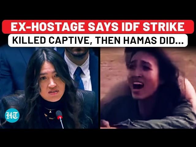 Freed Hostage Tells UN How Israel Bomb Killed Fellow Captive, Then Hamas Did This…|Noa Argamani,Gaza