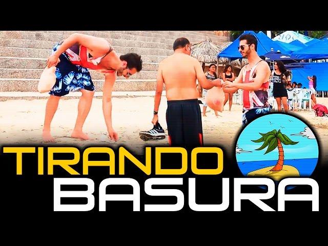 Tirando basura en la playa | Experimento Social