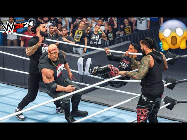 OG Bloodline remains unbeatable in epic clash with New Bloodline - WWE 2K24 Gameplay