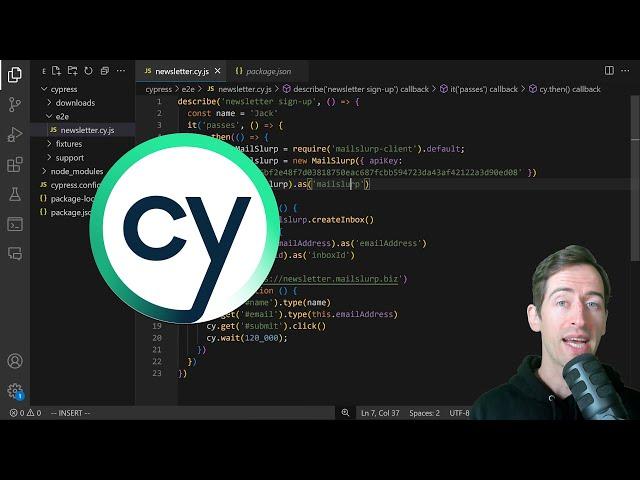 How to open emails in Cypress JS! (Newsletter sign-up QA testing tutorial)