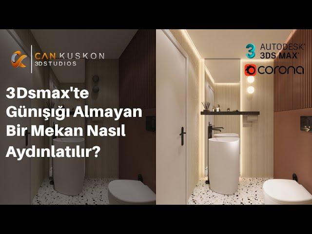 3DsMaxte Günışığı Almayan Bir Mekan Nasıl Aydınlatılır?