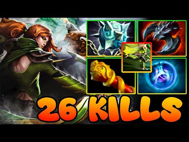 Windranger Dota 2 Carry Offlane 7.33 Meta With 26 Kills Pro Gameplay Build Guide