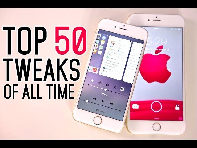 Top 50 iOS 8 Cydia Tweaks Of ALL Time - 8.1.2 & 8.1.1 TaiG Jailbreak Compatible