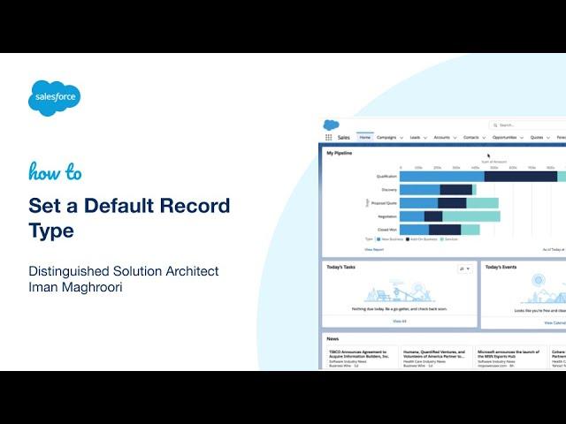 Set a Default Record Type | Salesforce Distinguished Solution Architect, Iman Maghroori