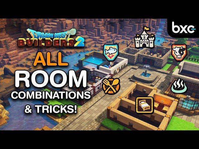 ALL Room Combinations | Tips & Tricks for Rooms | Dragon Quest Builders 2