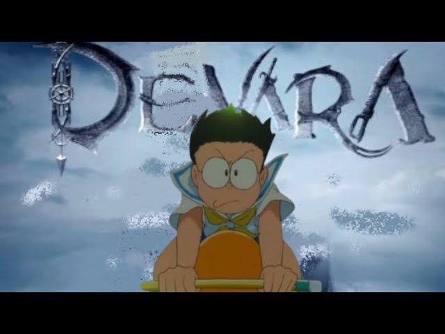 Devara trailer in Telugu Nobita version #devara #doraemon #ntr #anirudhravichander