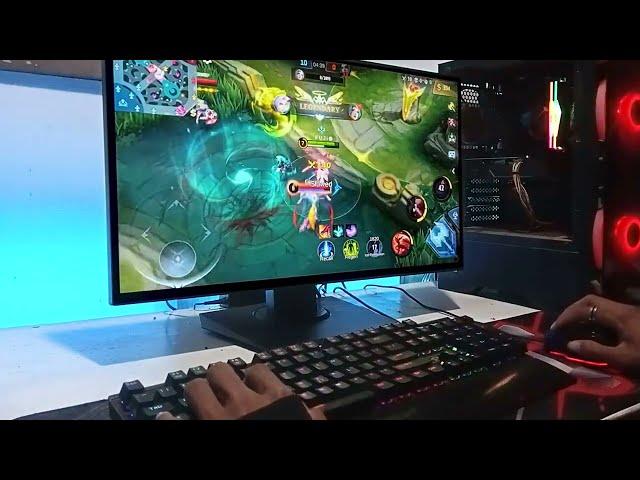 MOBILE LEGENDS PC GAMEPLAY || LING HANDCAM PC ||1VS5 CHALLANGE || MOBILE LEGENDS PC