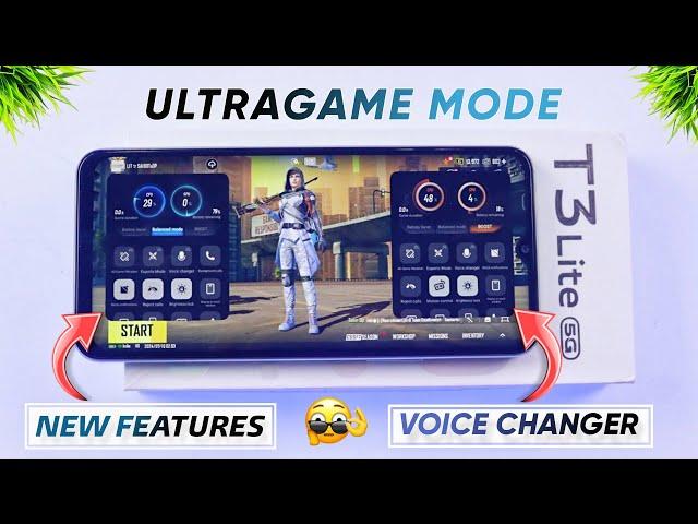 Vivo T3 Lite 5G Ultra Game Mode Voice Changer-New Gaming Features