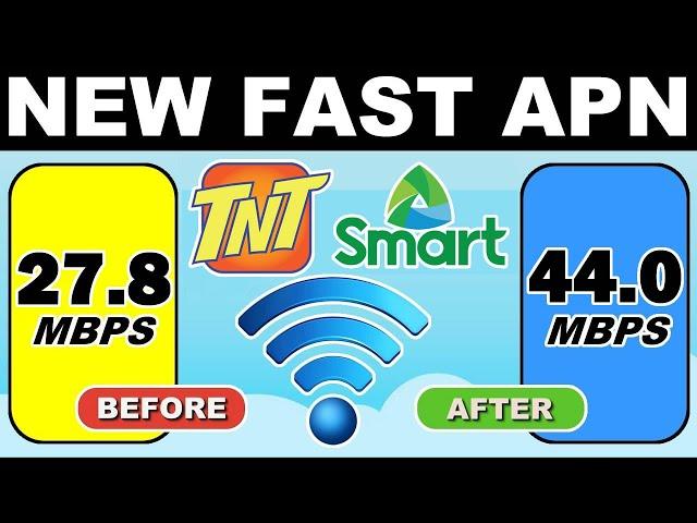 New: APN TNT/Smart Fast Internet DATA Settings 2024