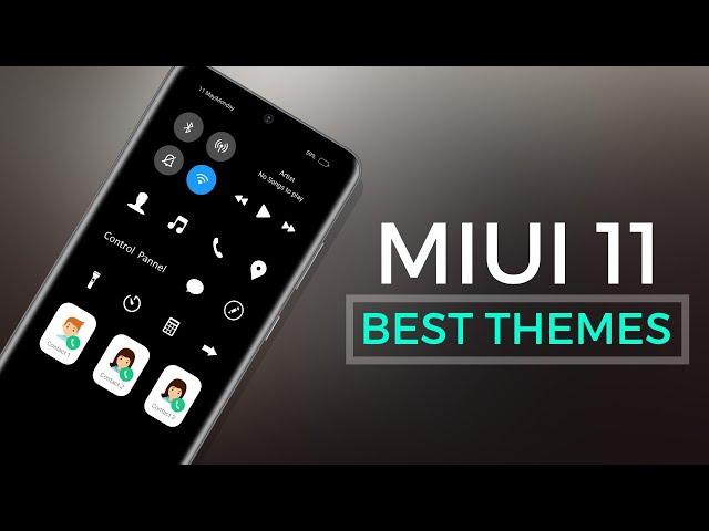 Miui 11 Top 3 Secret Best Themes  | Best Theme for Miui 11 | Miui 12 Control Centre |