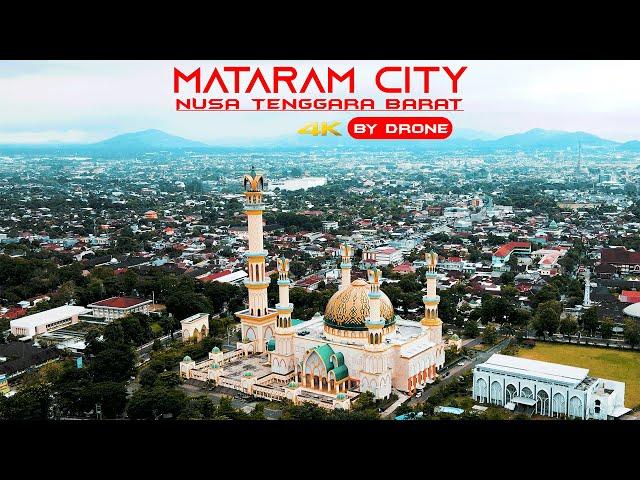 KOTA MATARAM 2022 - by drone [4K] Update Terbaru Kota Mataram Lombok NTB