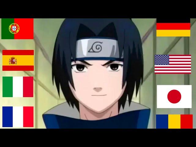 I Am Sasuke Uchiha In 8 Different Languages