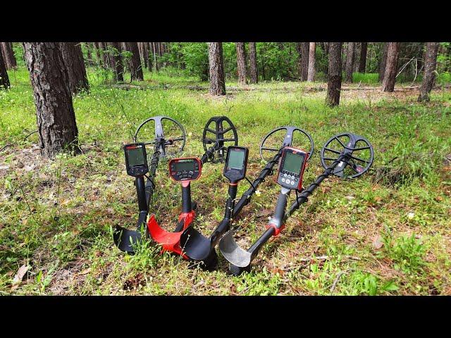 #Minelab#Equinox600 Мультичастота это Не МИФ. Тест сравнение мультичастотных МД и одночастотных МД.