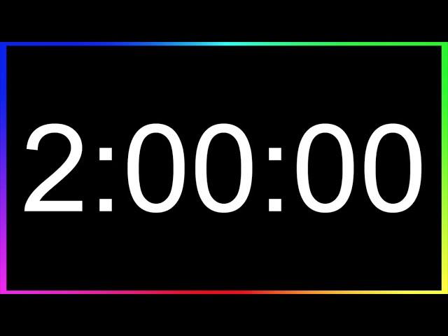 Minuteur 2 Heures ALARME / Compte à Rebours 2h / Minuterie 120 Minutes / Décompte 2h