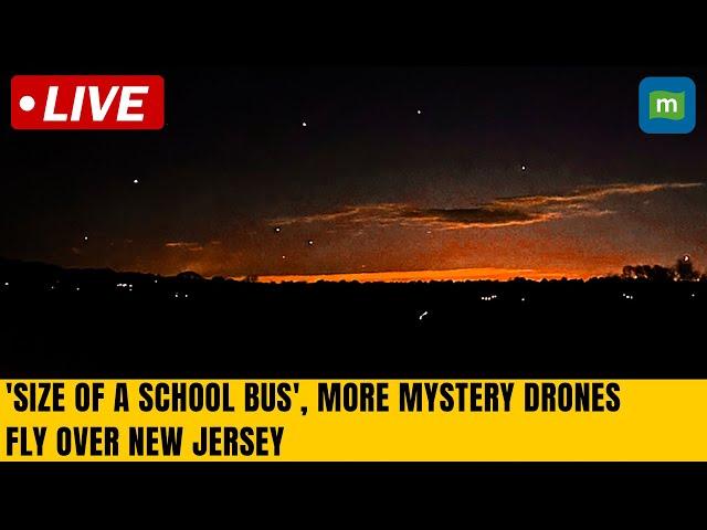 Live: Residents capture new mystery drone sightings in New Jersey | N18G