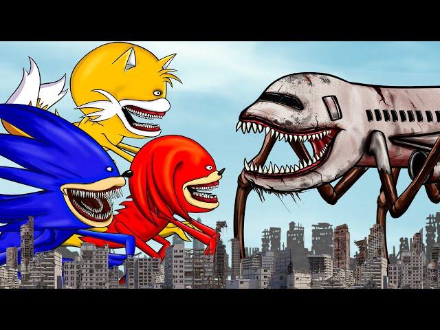 SHIN SONIC TAPES, SHIN TAILS vs INFECTED SKY 2.0 :EVOLUTION OF SHIN SONIC -Animation.Drawing Cartoon