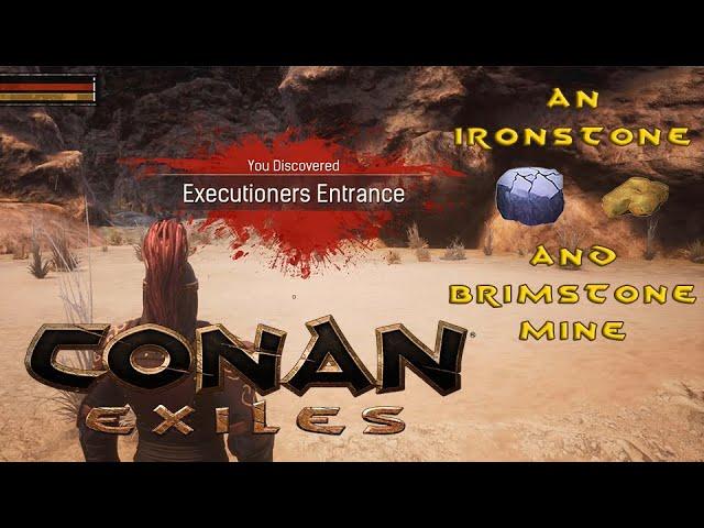 Conan Exiles - A Steel Mine!? - Exploring 'Executioners Entrance'