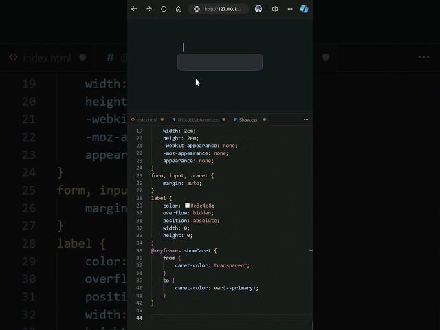 Day 036 -  Micro Css search animation #coding #developer #frontend #webdeveloper #codinglife #css