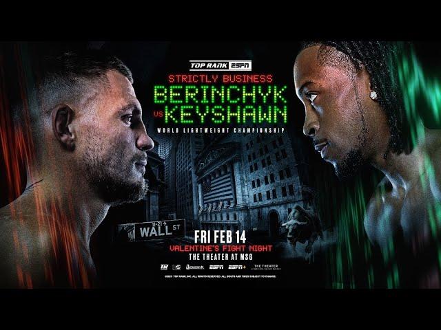 FINAL PRESSER: Keyshawn Davis vs Denys Berinchyk (FULL)