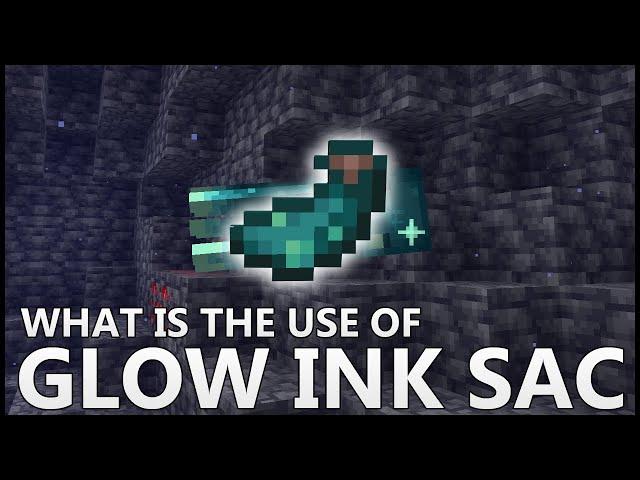 What Is The Use Of GLOW INK SACS In MINECRAFT