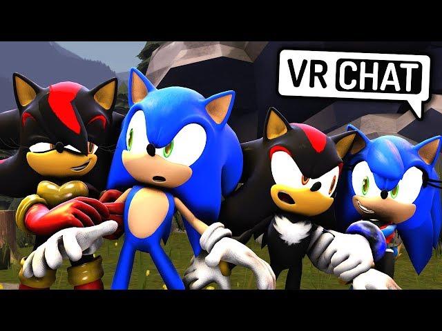 Sonic & Shadow Meet Sonica & Shadina! (VR Chat)