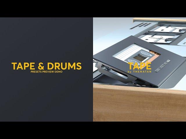 TAPE Lofi MultiFX Plugin By THENATAN ( TAPE & Drums Demo )