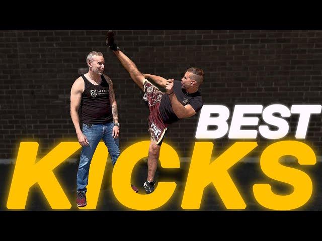 Best Kicks to use in a Street Fight | Nick Drossos Self Defense