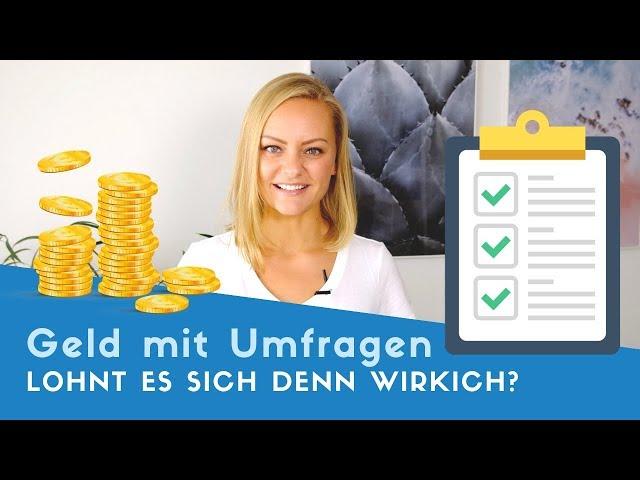 ▶ Mit Umfragen Geld verdienen: So viel ist wirklich drin!