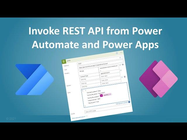 Invoke REST API from Power Automate