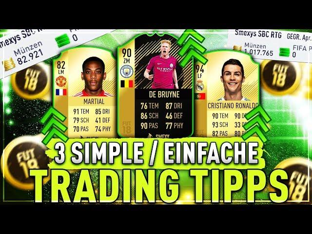 FIFA 18: 3 schnelle TRADING TIPPS um VIELE COINS zu machen  Best Trading Tipps deutsch