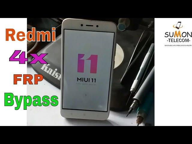 MI Redmi 4X FRP Bypass #Mi Mag138 Google Account Bypass (MIUI 11) OEM Unlock Without Pc