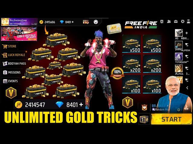 How To Get Unlimited Gold Coin in Free Fire 2024 | Collect Unlimited Gold Free Fire | Tricks 2024