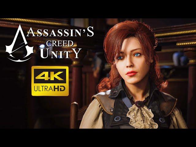 Assassin's Creed Unity - Elise de la Serre Joins Forces With The Brotherhood - ( 4K ULTRA Settings )