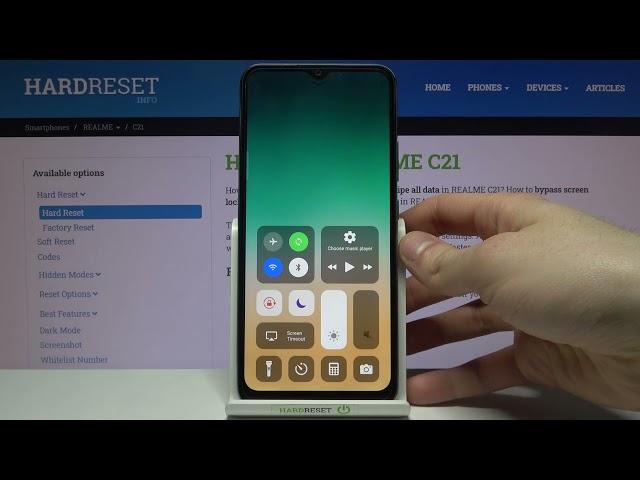 How to Get iOS Control Center in Realme C21 – Find iOS Layout