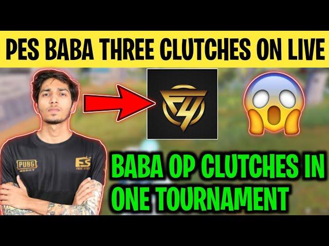 PES BABA THREE CLUTCHES ON LIVE | Baba Op Crazy Clutches | Casters Shocked by Three clutches 