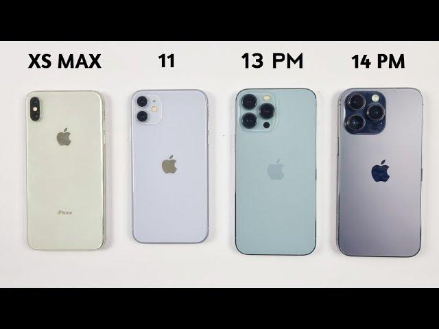 iOS 16.6 SPEED TEST - iPhone 11 Vs Xs Max Vs 13 Pro Max Vs 14 Pro Max
