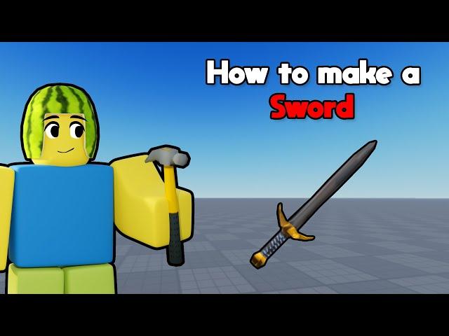 How to Make a Working Sword in Roblox Studio 2023!